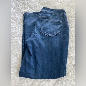 Chico’s Jegging Ankle Jeans Size 6R (0.5R) Dark Wash